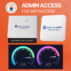 Admin Access - For GlobeAtHome Wifi Modem